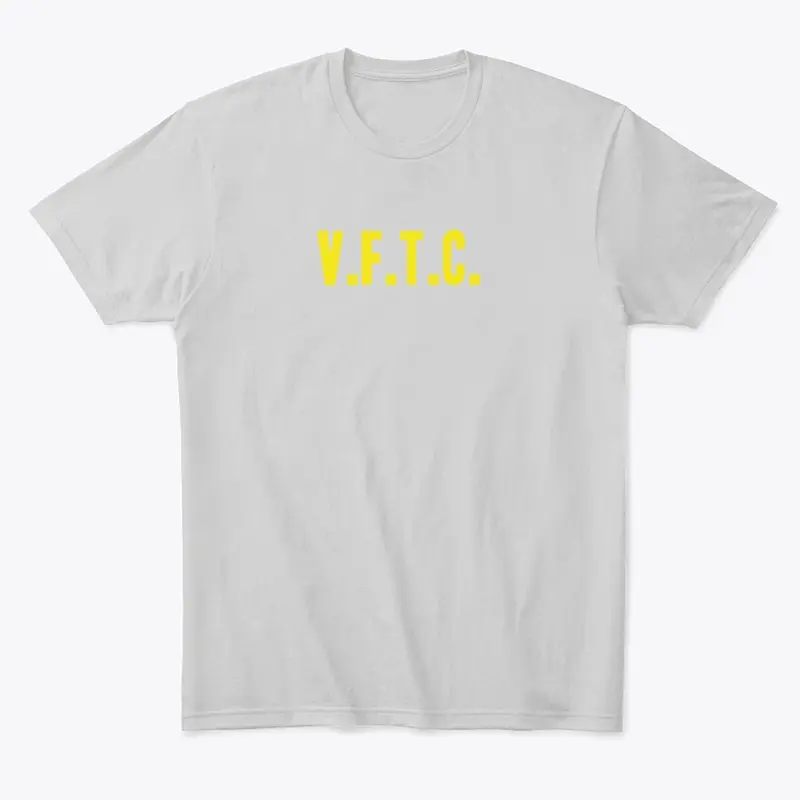 Yellow slim fit V.F.T.C. Shirt